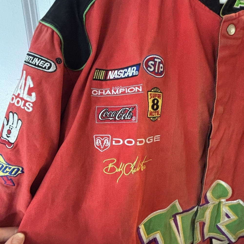 Vintage Trix Nascar Jacket Mens 3XL   JH Design Bobby LaBonte Racing Rare - Picture 3 of 12